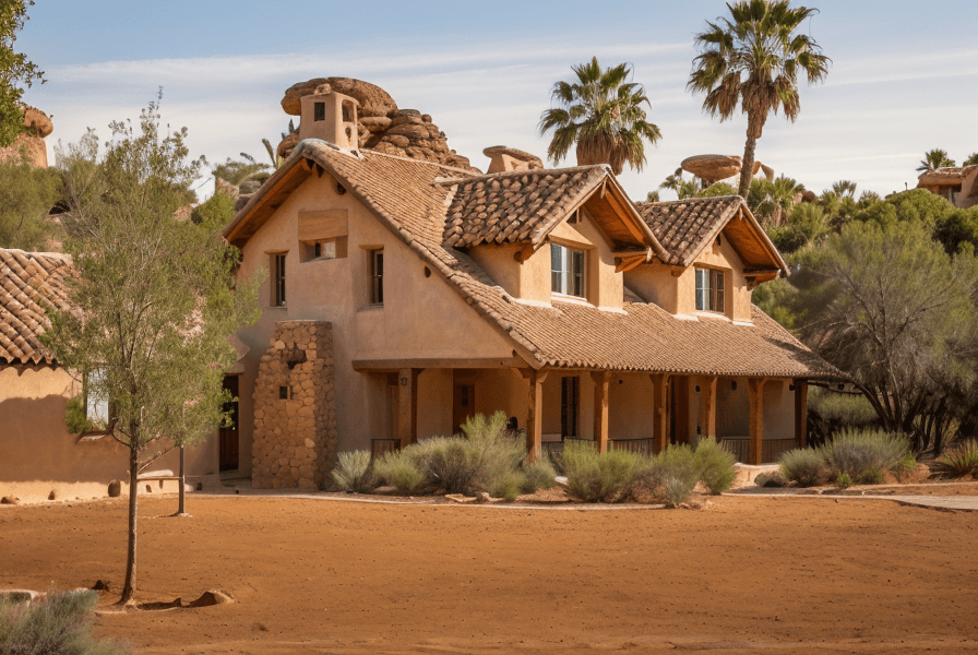 Pueblo en Adobe preview